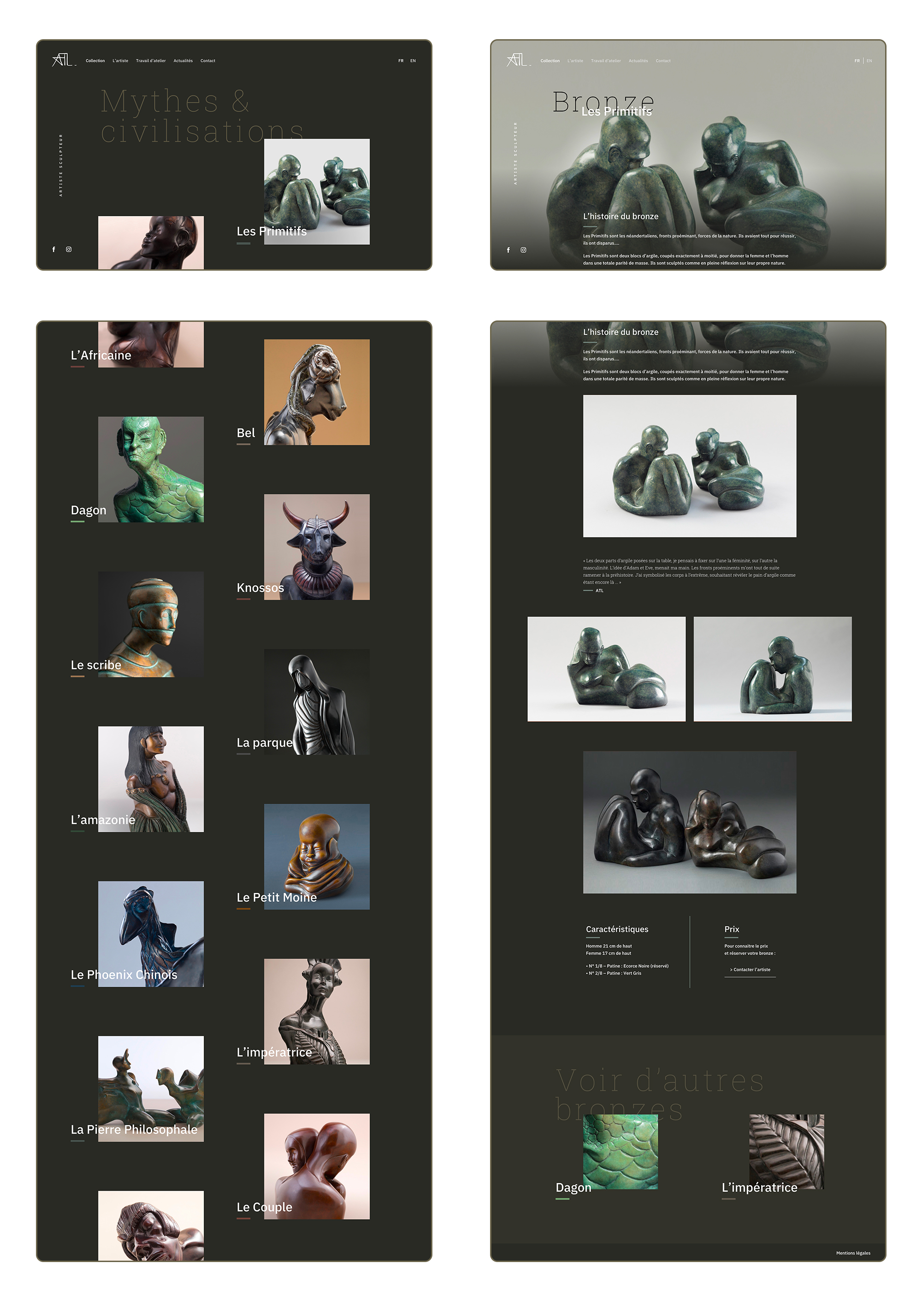 design de la page d'accueil du site www.terra-sushi.fr