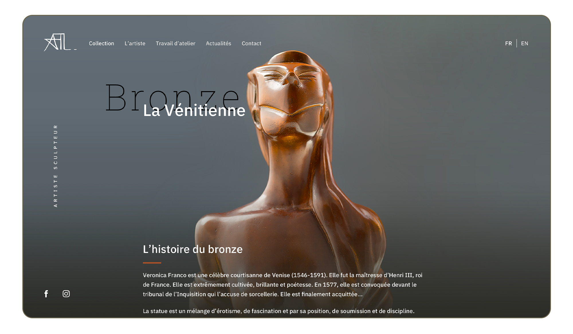 design de la page d'accueil du site www.terra-sushi.fr