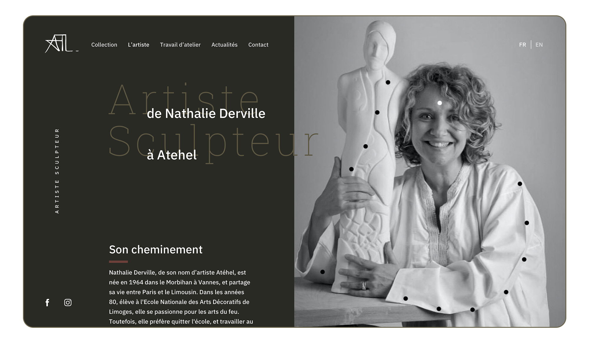 design de la page d'accueil du site www.terra-sushi.fr